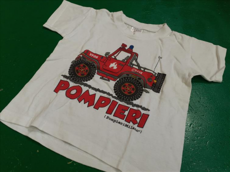T-shirt Pompieri 18m