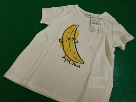 T-shirt Banana 18m Nuova