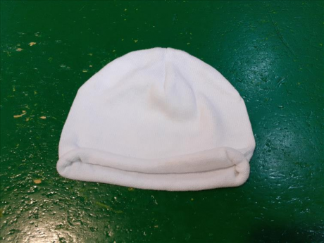 Cappellino Bianco 0/6m