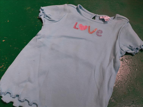 T-shirt Love 12/18m