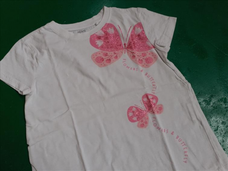 T-shirt Farfalle 8/9a