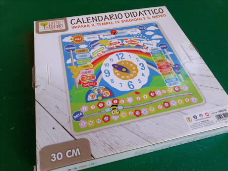 Calendario Didattico Legno