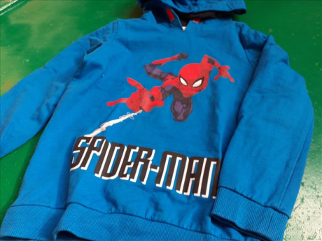 Felpa Spiderman 5/6a